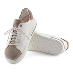 Bend Low Grey Taupe/Eggshell Smooth Leather